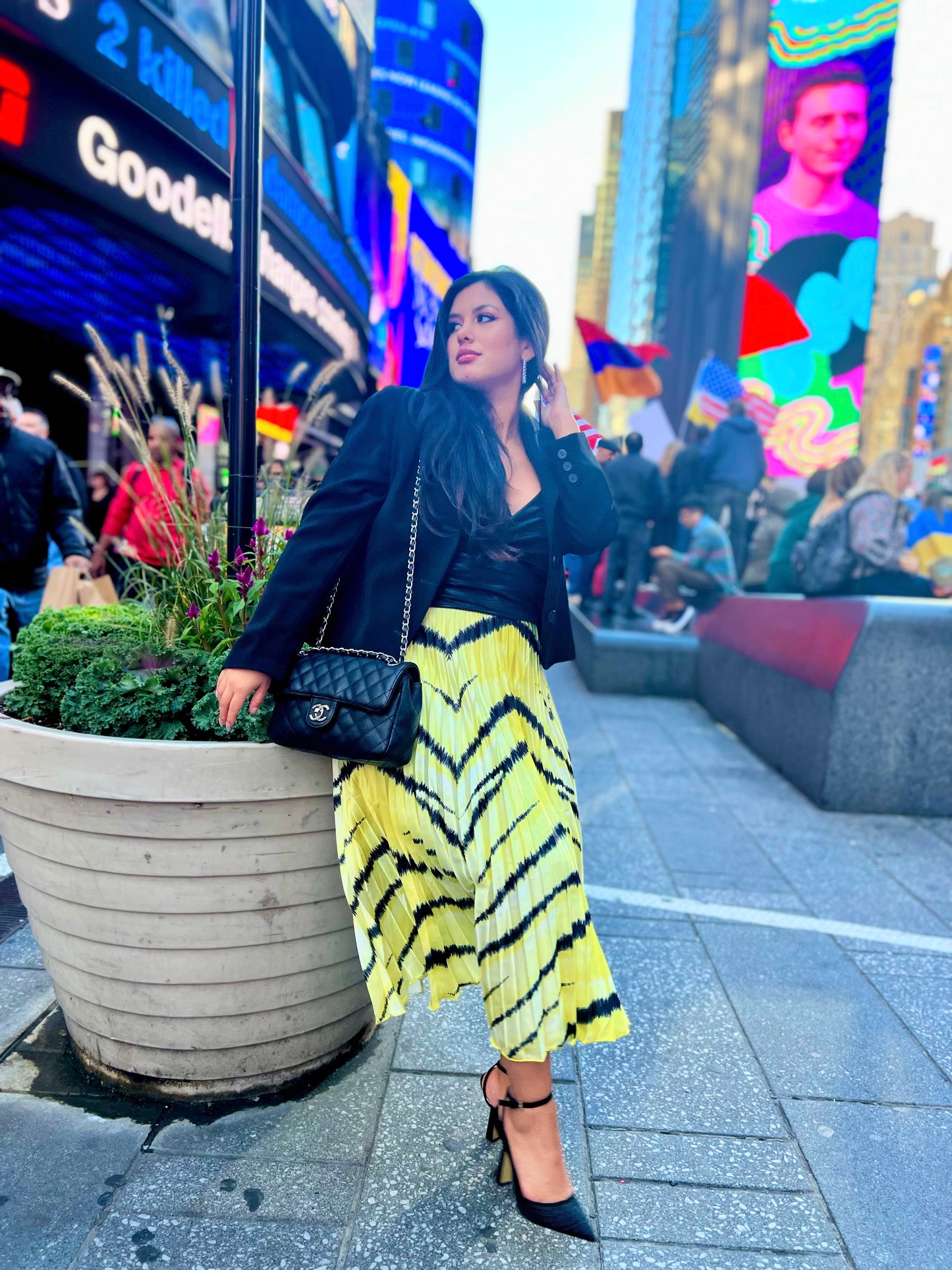 👑Princess Melody pleated midi skirt