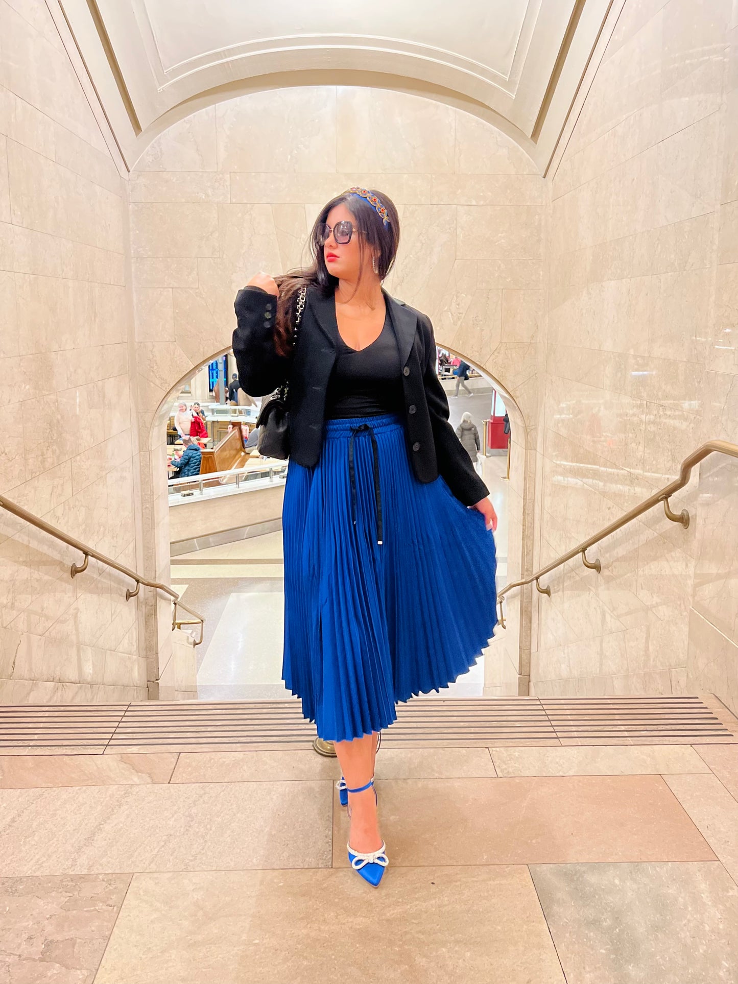 👑Princess moonlight pleated midi skirt