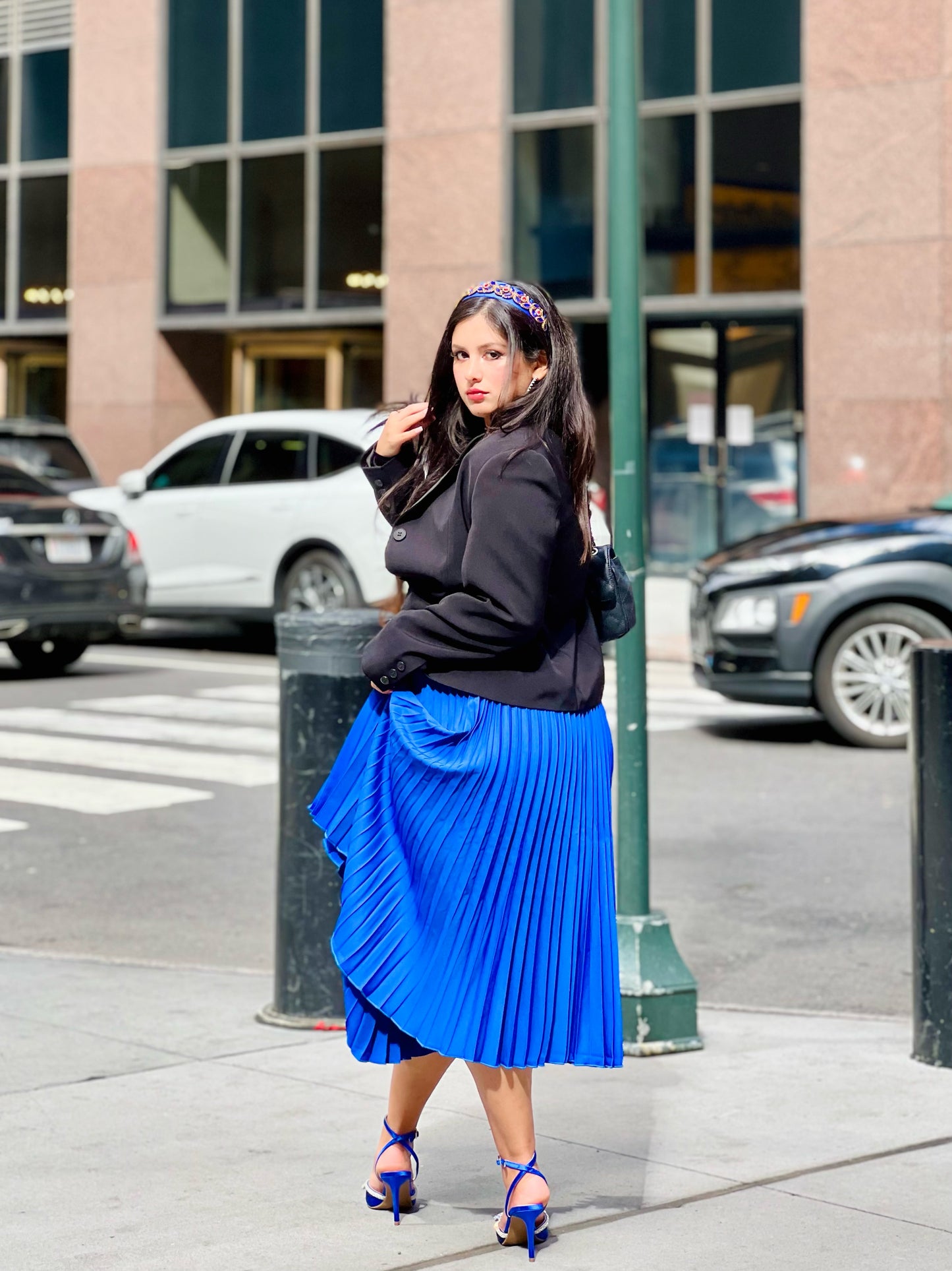 👑Princess moonlight pleated midi skirt